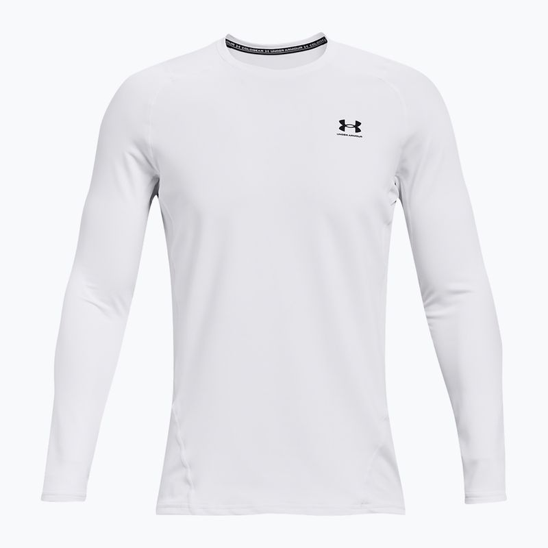 Men's training longsleeve Under Armour CG Armour Fitted Crew white/black