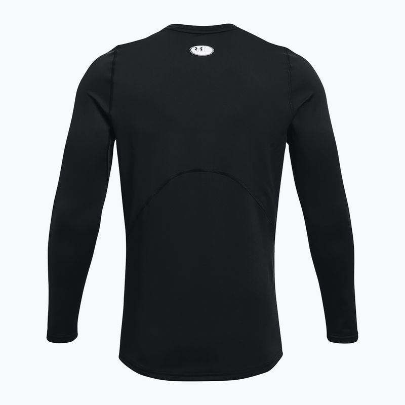 Men's training longsleeve Under Armour CG Armour Fitted Crew black/white 2