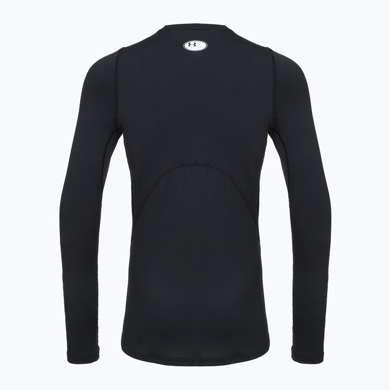 Men's training longsleeve Under Armour CG Armour Fitted Crew black/white 2