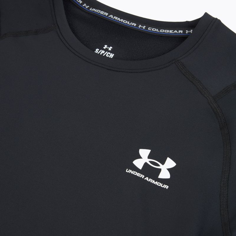 Men's training longsleeve Under Armour CG Armour Fitted Crew black/white 3