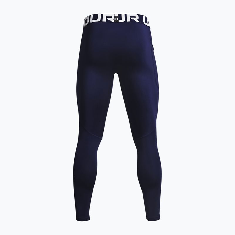 Men's leggings Under Armour Ua Cg Armour Novelty Compression Leggings midnight navy/white 2