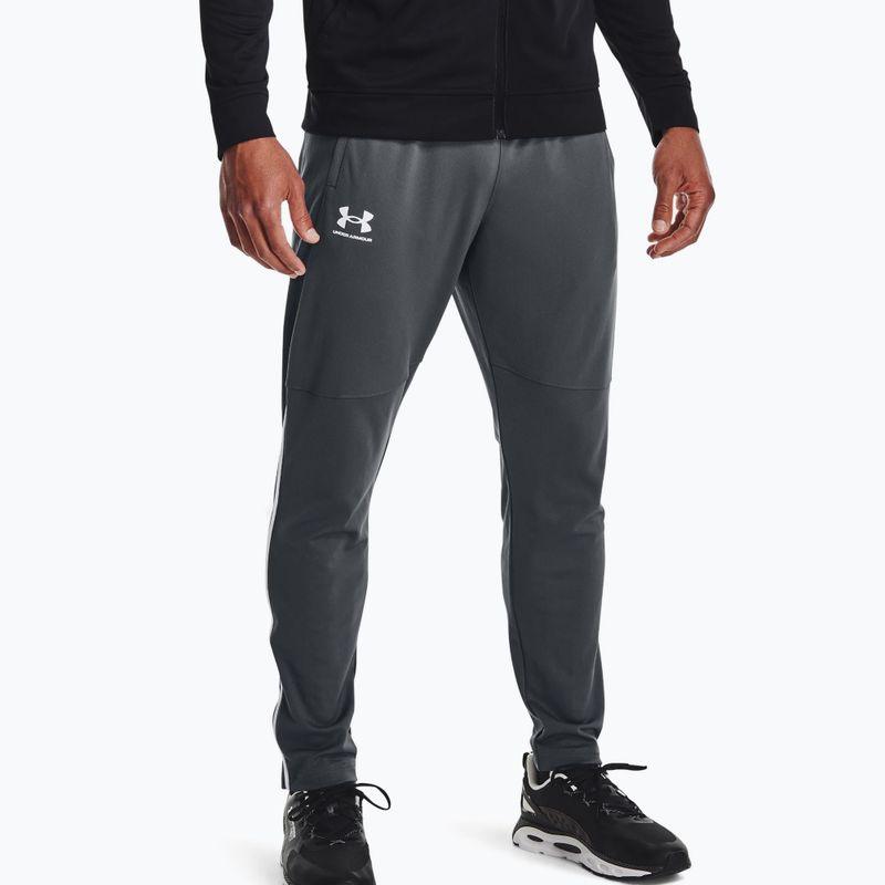 Under Armour Ua Pique Track 012 grey men's sweatpants 1366203-012