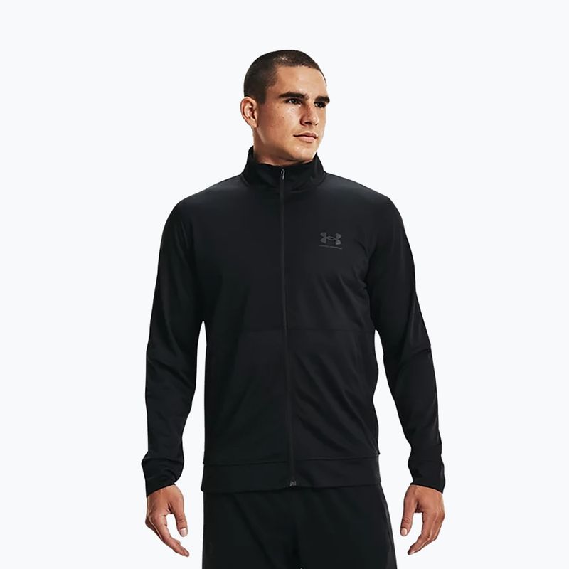 Under Armour Pique Track men's training sweatshirt black 1366202 3
