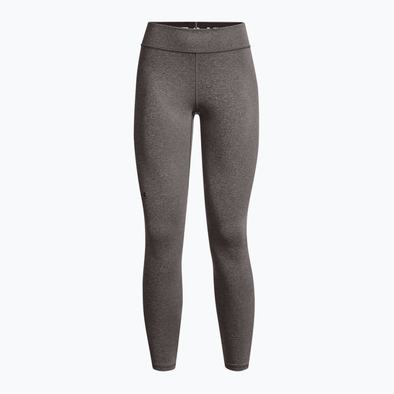 Under Armour ColdGear Authentics women's training leggings charcoal light heather/black 4