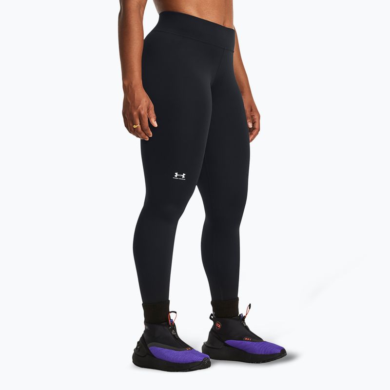 Under Armour ColdGear Authentics women's training leggings black/white