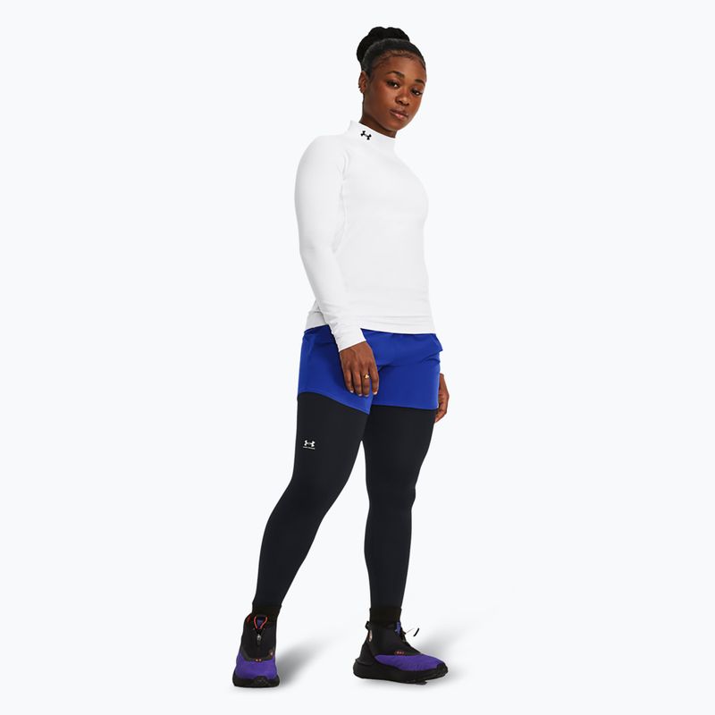 Under Armour ColdGear Authentics women's training leggings black/white 2