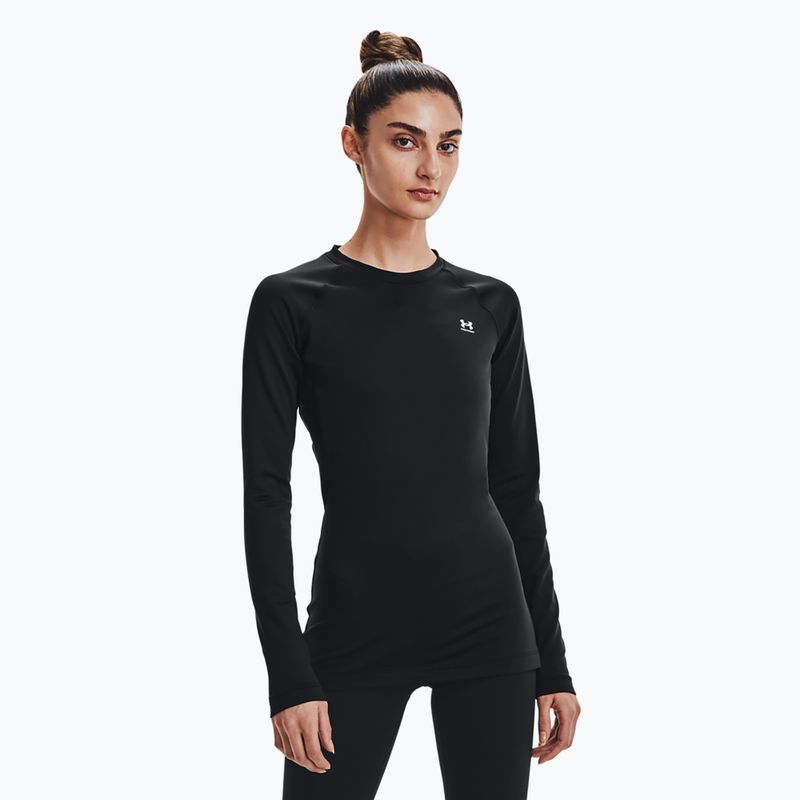 Women's Under Armour Authentics CG Crew black/white longsleeve