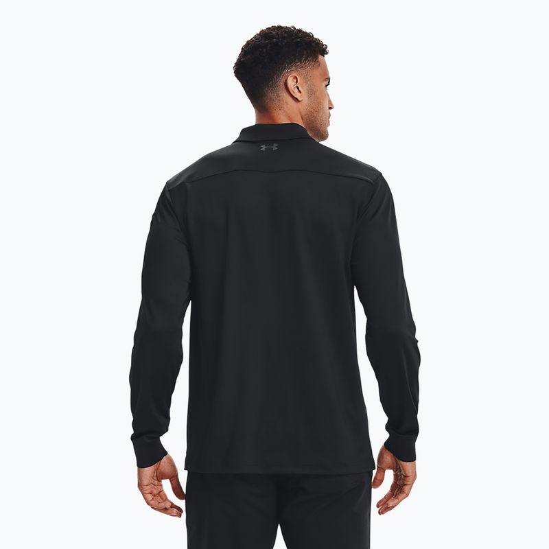 Men's Under Armour Tactical Performance Polo 2.0 longsleeve black/black 3