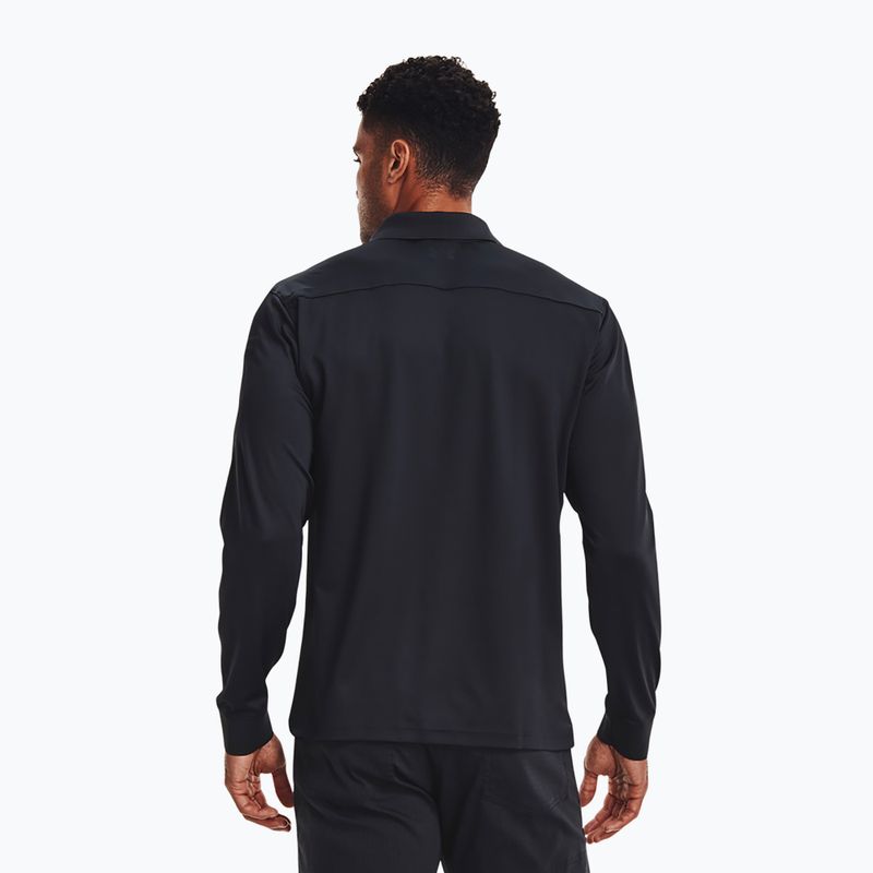 Men's Under Armour Tactical Performance Polo 2.0 Longsleeve Dark navy blue/Dark navy blue 3