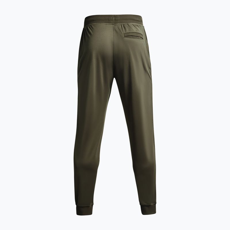 Men's trousers Under Armour Sportstyle Tricot Jogger marine od green / black 6