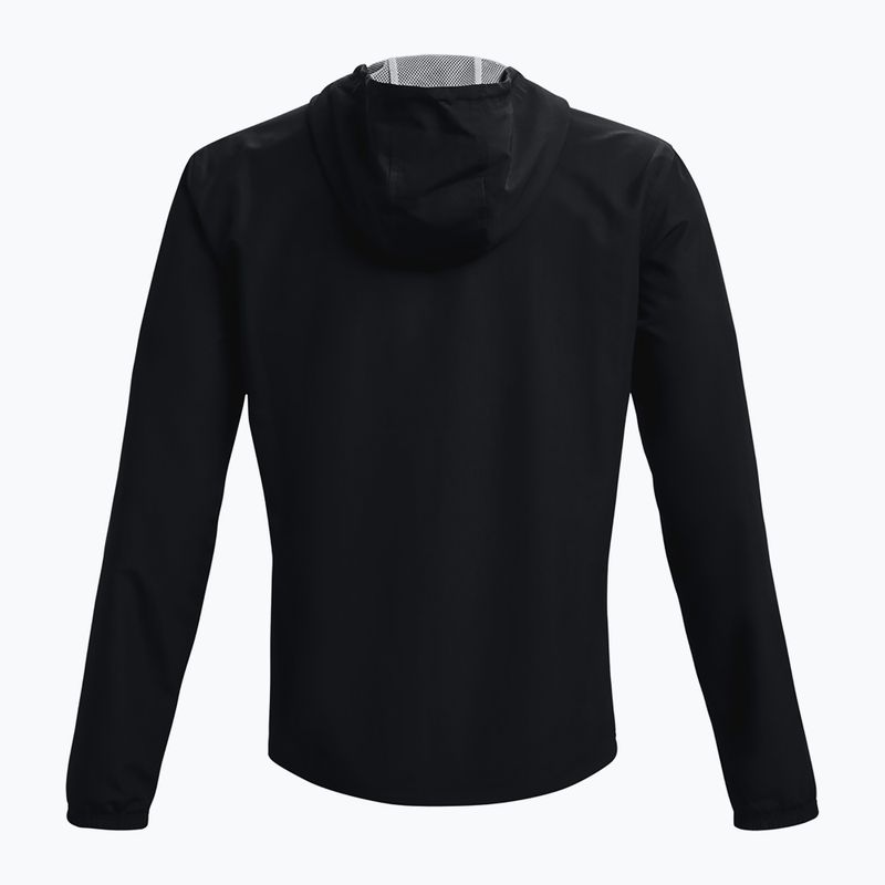 Men's Under Armour Sportstyle Windbreaker jacket black/mod gray 6