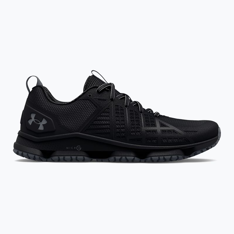Under Armour MG Strikefast men's shoes black/black/pitch gray 8