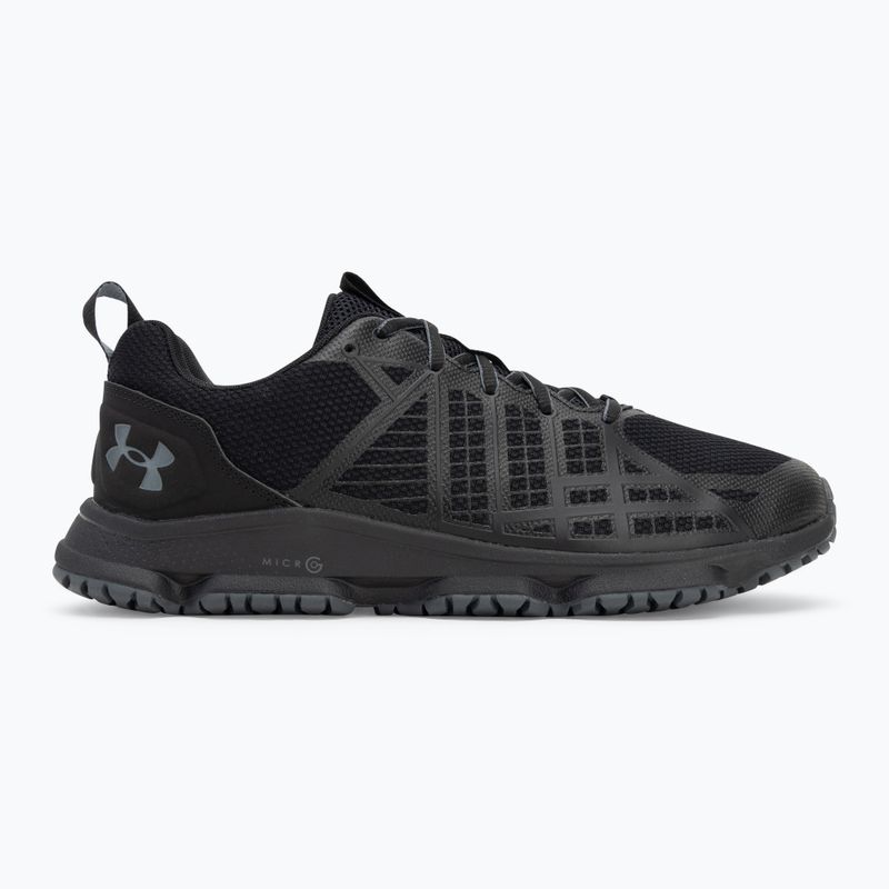 Under Armour MG Strikefast men's shoes black/black/pitch gray 2