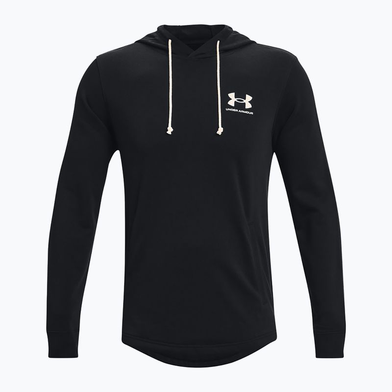 Men's Under Armour Rival Terry Lc Hd sweatshirt black/onyx white 5