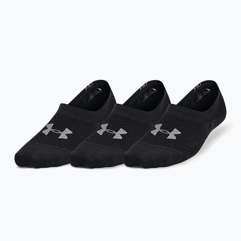 Under Armour Breathe Lite Ultra Low 3P black/black/pitch gray women's training socks