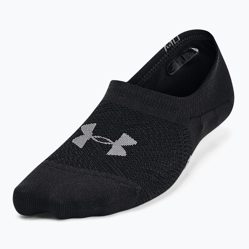 Under Armour Breathe Lite Ultra Low 3P black/black/pitch gray women's training socks 2