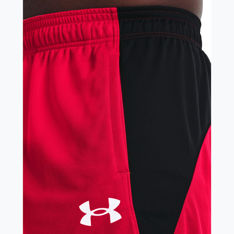 Under Armour Baseline 10In 600 men's basketball shorts red 1370220-600-LG 4