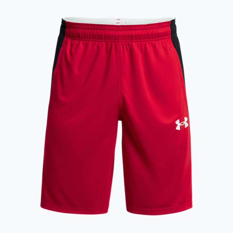 Under Armour Baseline 10In 600 men's basketball shorts red 1370220-600-LG 5