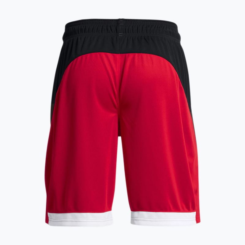 Under Armour Baseline 10In 600 men's basketball shorts red 1370220-600-LG 6