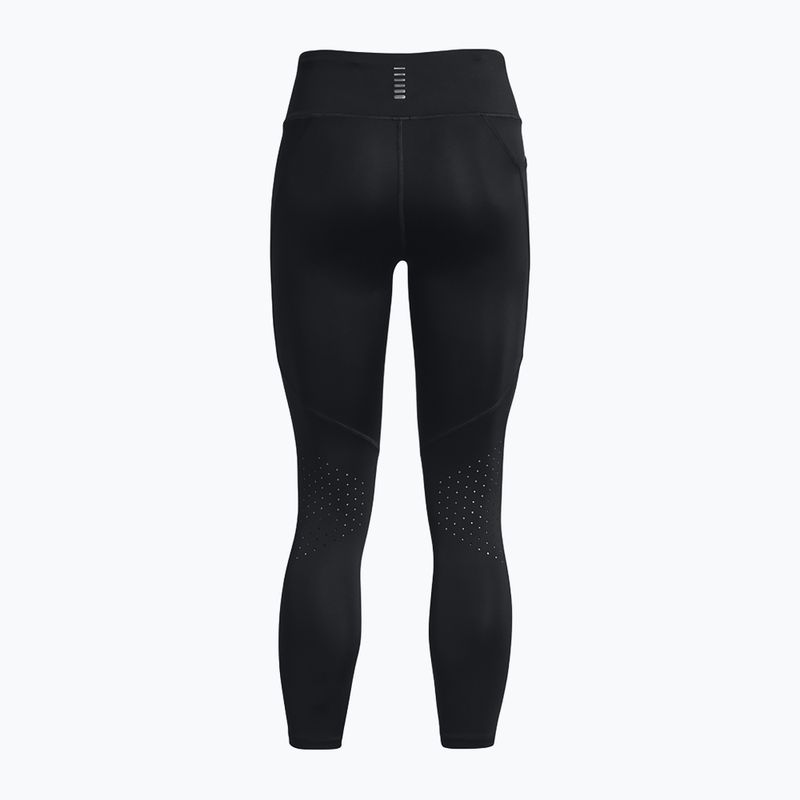 Under Armour Launch Ankle women's running leggings black/black/reflective 6