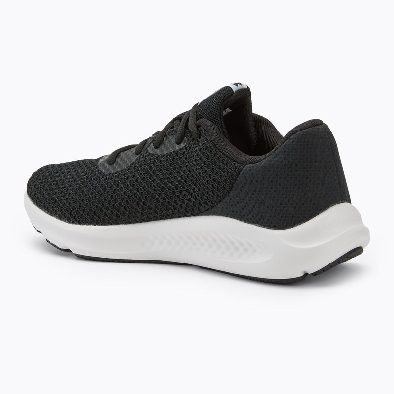 Under Armour Charged Pursuit 3 black/black/white men's running shoes 3