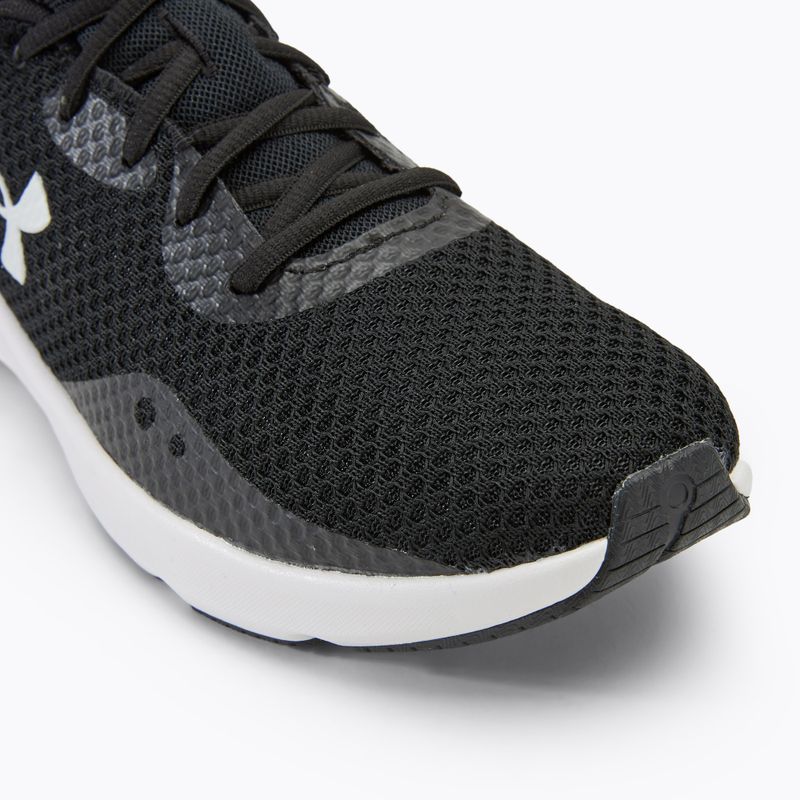 Under Armour Charged Pursuit 3 black/black/white men's running shoes 7