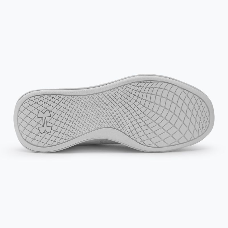 Women's training shoes Under Armour W Charged Aurora 2 white/white/metallic warm silver 4