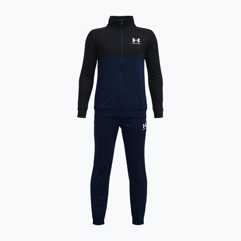 Under Armour CB Knit children's training tracksuit navy blue 1373978