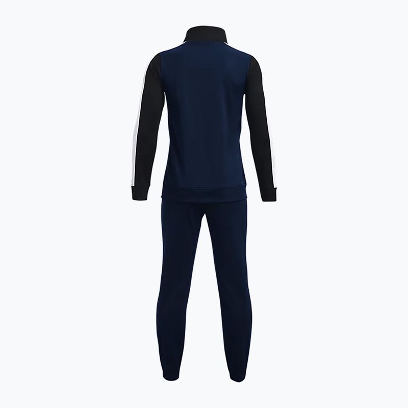 Under Armour CB Knit children's training tracksuit navy blue 1373978 2