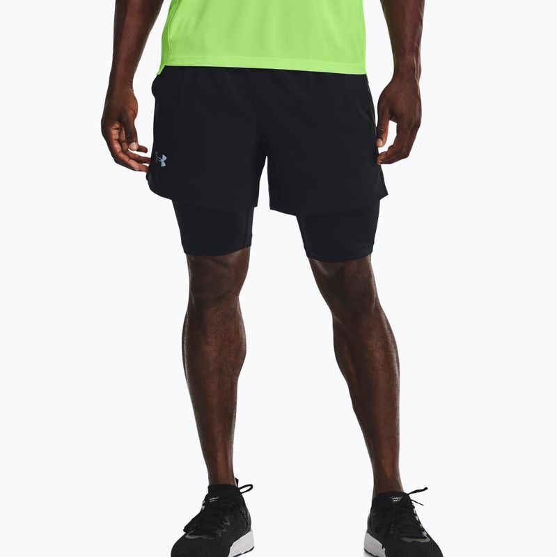 Under Armour Launch SW 5'' 2N1 men's running shorts black 1372631 4