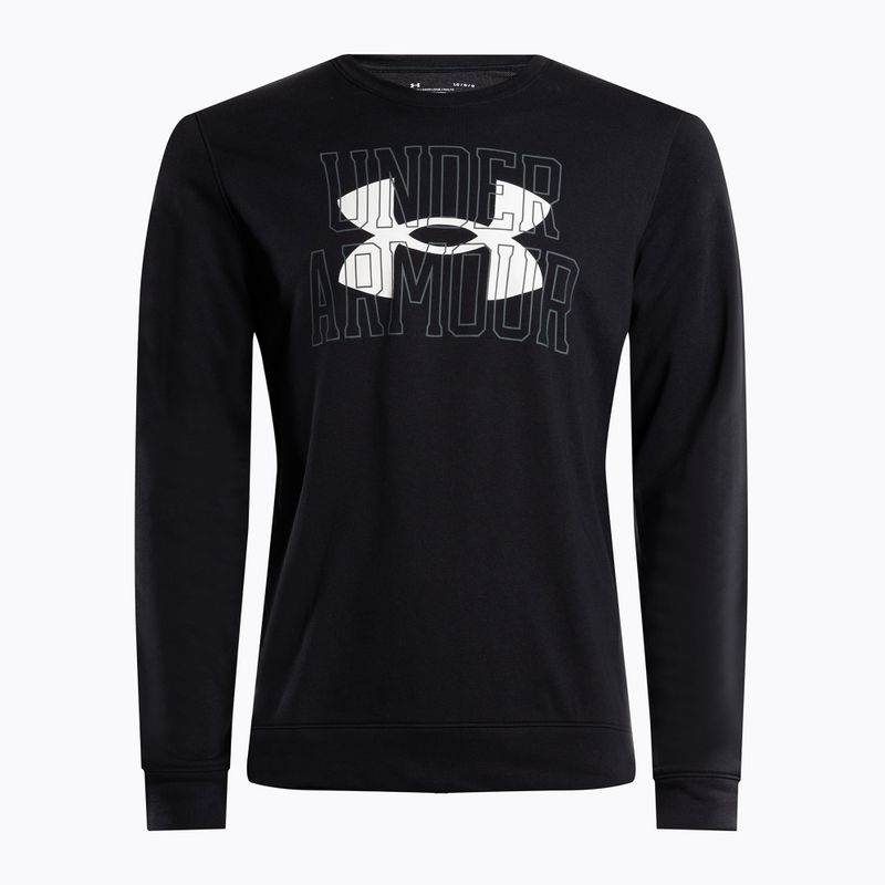 Under Armour men's training sweatshirt Rival Terry Logo Crew black 1370391