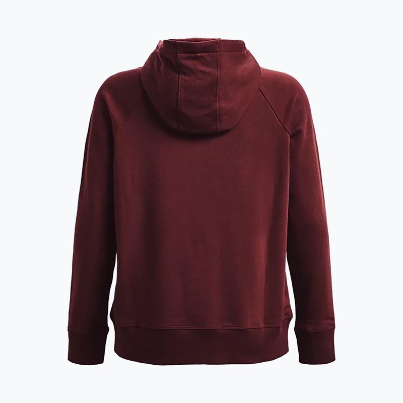 Women's Under Armour Rival Fleece Hb Hoodie maroon 1356317 6