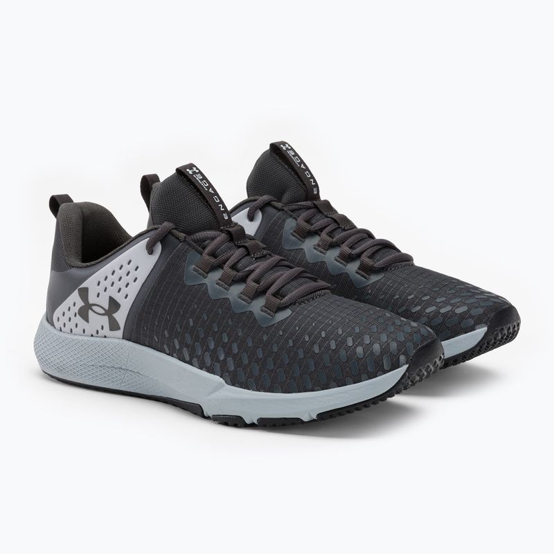 Under Armour Charged Engage 2 men's training shoes black and white 3025527 4
