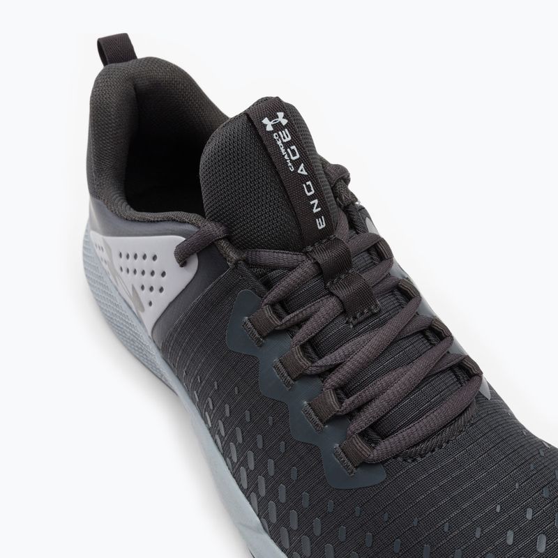 Under Armour Charged Engage 2 men's training shoes black and white 3025527 7