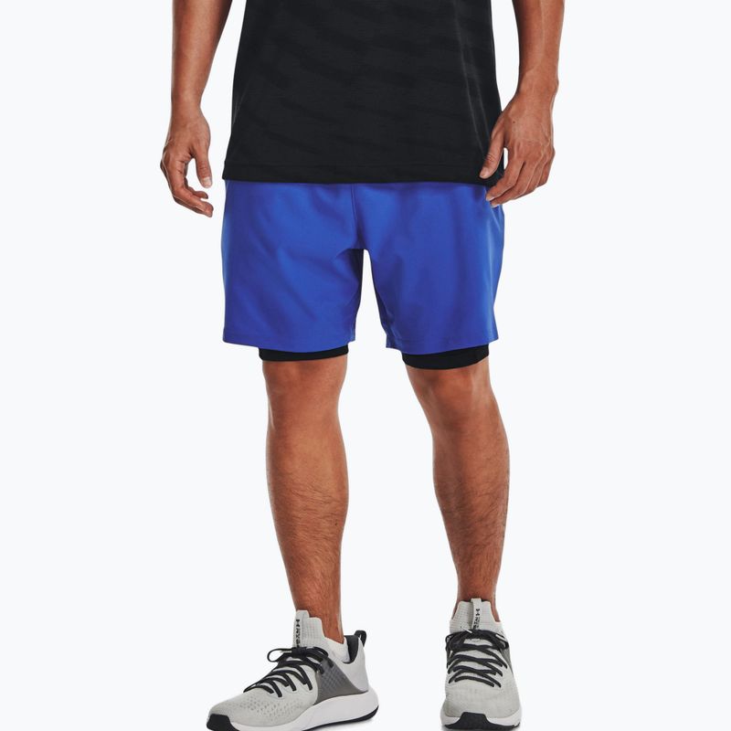 Under Armour men's 2-in-1 training shorts UA Vanish Woven Sts blue 1373764 3