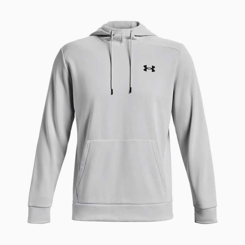 Men's Under Armour Armour Fleece Hoodie training sweatshirt grey 1373353-014