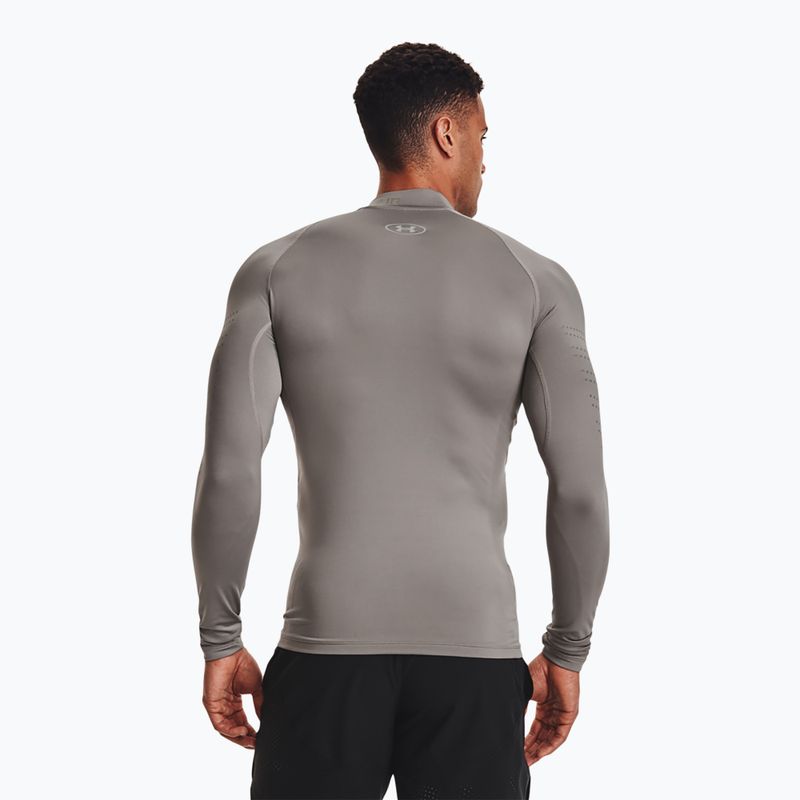 Under Armour men's longsleeve T-shirt Ua Cg Armour Novelty Mock grey 1373828-294 3