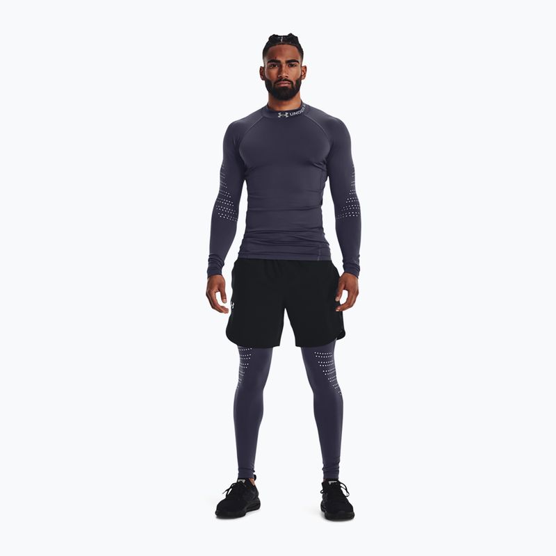 Under Armour men's leggings Ua Cg Armour Novelty 558 grey 1373833-558 3