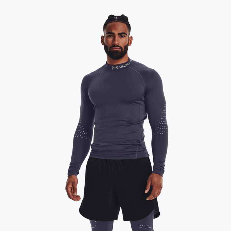 Under Armour men's longsleeve T-shirt Ua Cg Armour Novelty Mock grey 1373828-558
