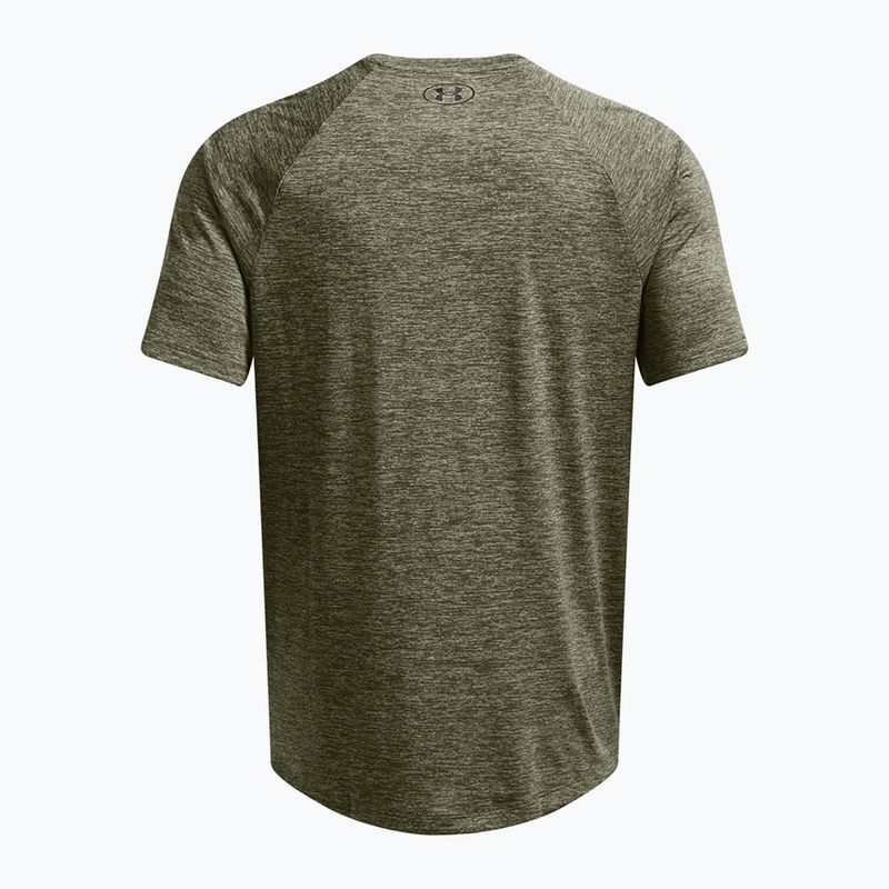 Men's training T-shirt Under Armour Tech 2.0 marine od green/black 2