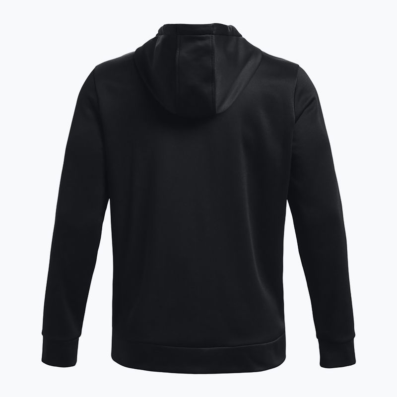 Men's sweatshirt Under Armour Fleece FZ Hoodie black/black 6