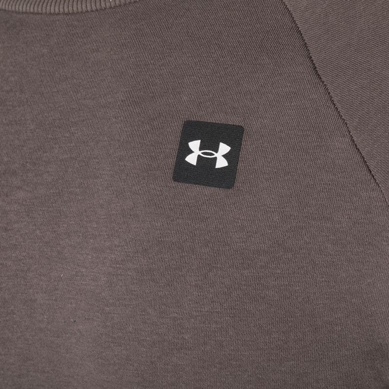 Men's Under Armour Rival Fleece Crew brown 7