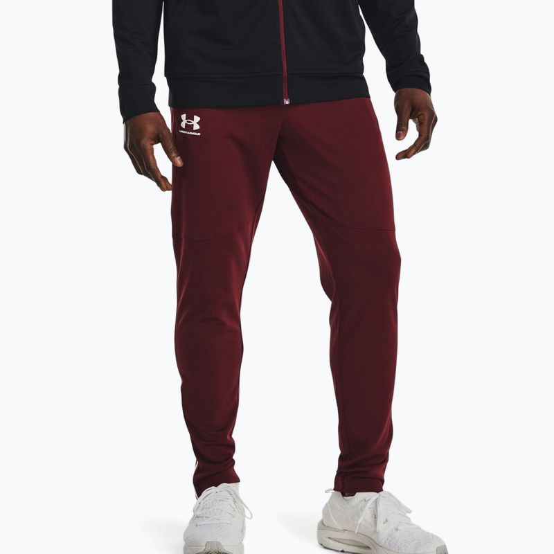 Under Armour men's Ua Pique Track 690 sweatpants red 1366203-690