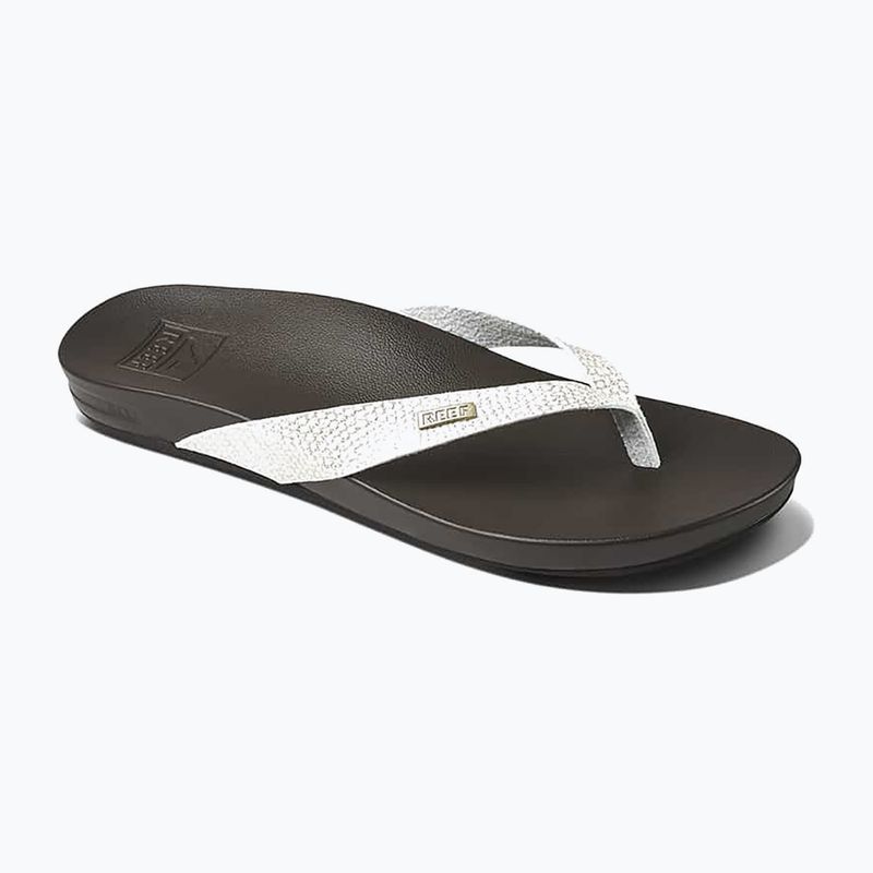 REEF Cushion Cloud women's flip-flops black and white CI6696 9