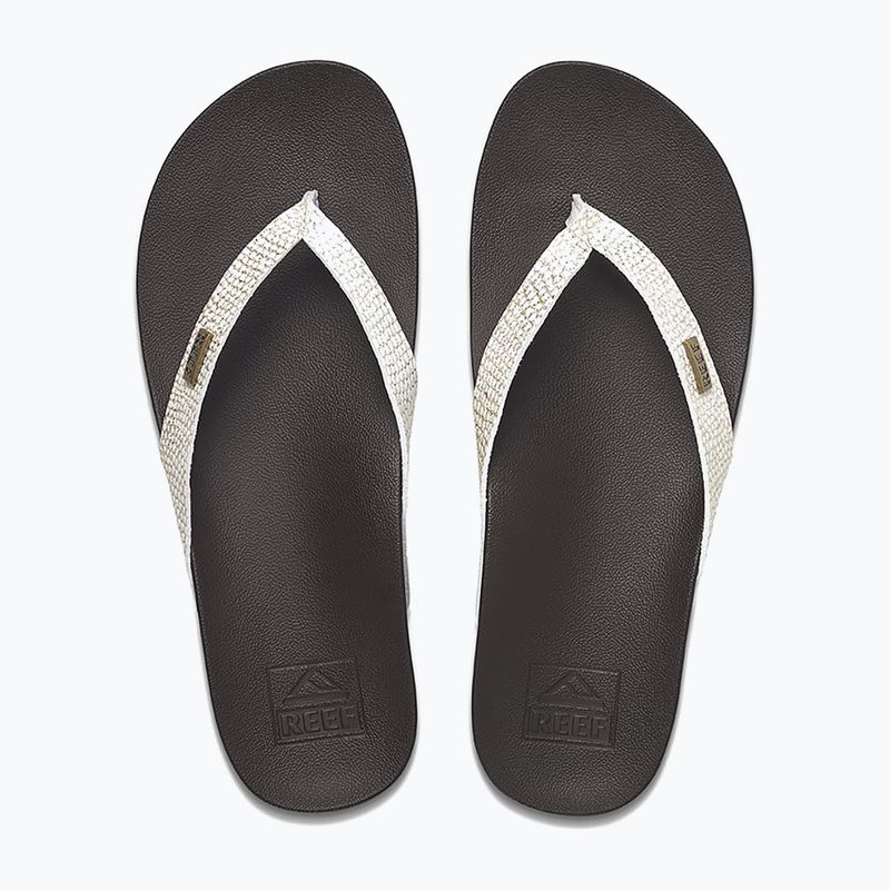 REEF Cushion Cloud women's flip-flops black and white CI6696 12