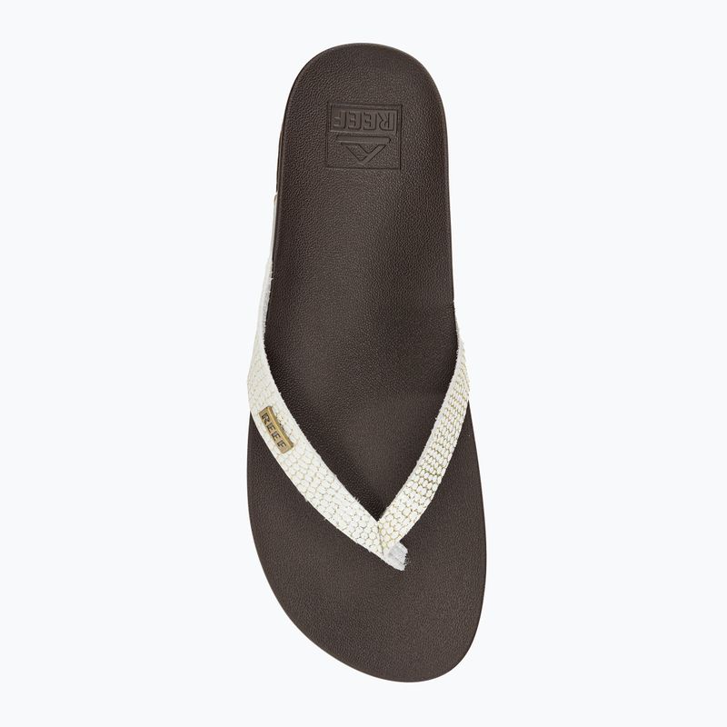 REEF Cushion Cloud women's flip-flops black and white CI6696 6