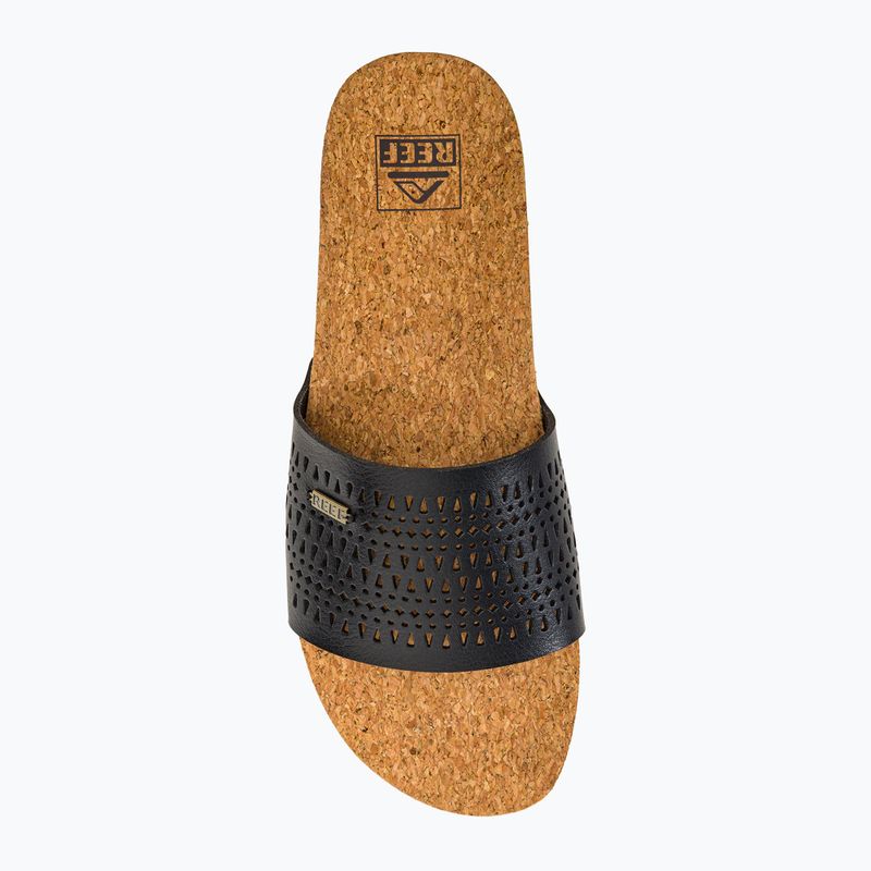 REEF Cushion Scout Perf women's flip-flops black and brown CI9197 6