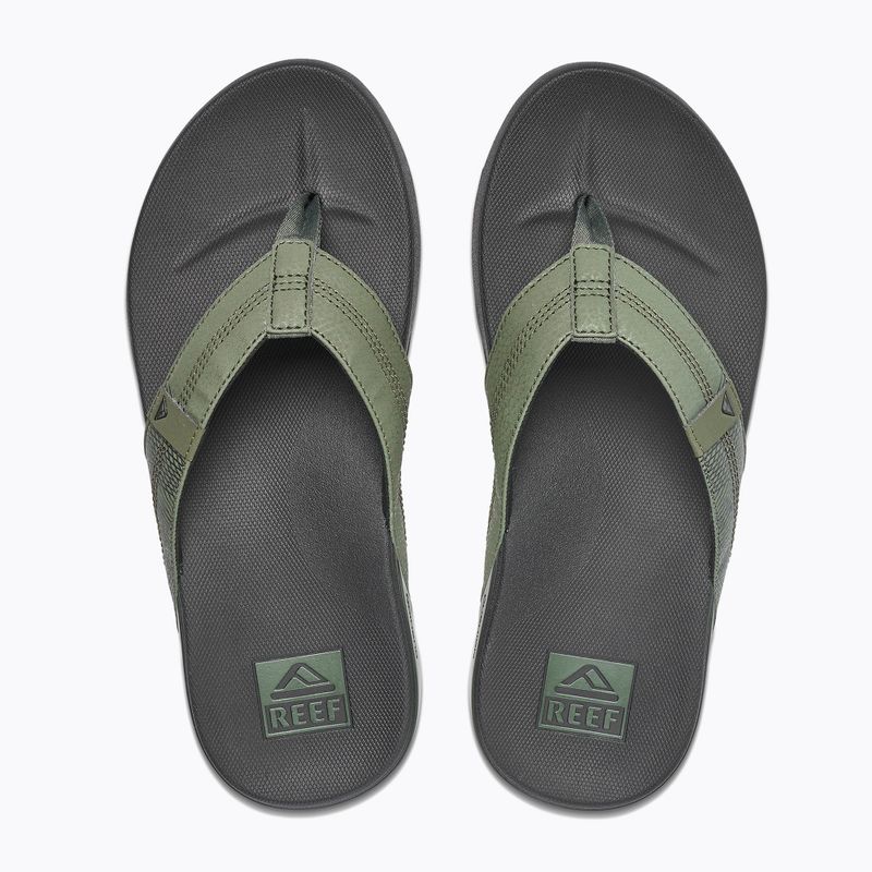 Men's REEF Cushion Phantom flip flops black CJ0588 12