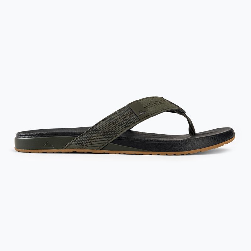 Men's REEF Cushion Phantom flip flops black CJ0588 2