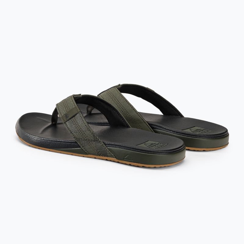 Men's REEF Cushion Phantom flip flops black CJ0588 3